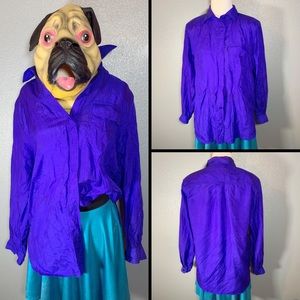 VINTAGE, LONDON FOG, silk blouse!!